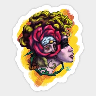 lady luck and the fortune teller Sticker